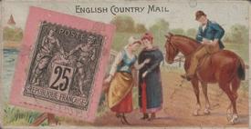 1889 Duke's Cigarettes Postage Stamps (N85) #NNO English Country Mail Front