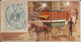 1889 Duke's Cigarettes Postage Stamps (N85) #NNO Loading Mail, N.Y. Post Office Front