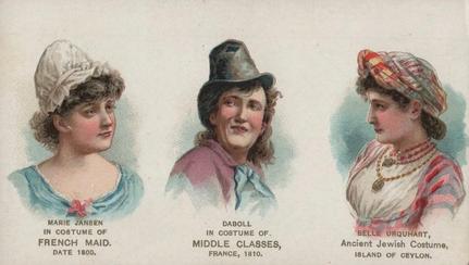 1889 Duke's Actors and Actresses (N94) #NNO Marie Jansen /  W.S. Daboll / Belle Urquhart Front