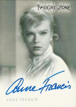 1999 Rittenhouse Twilight Zone Series 1 - Autographs #A14 Anne Francis Front