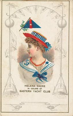 1890 Honest Yacht Colors of the World (N140) #NNO Eastern Yacht Club Front