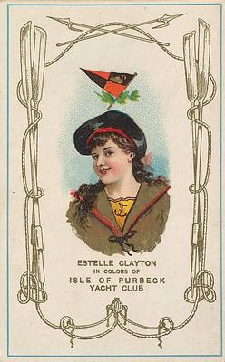 1890 Honest Yacht Colors of the World (N140) #NNO Isle Of Purbeck Yacht Club Front