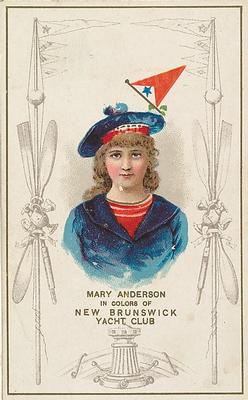 1890 Honest Yacht Colors of the World (N140) #NNO New Brunswick Yacht Club Front
