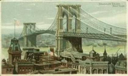 1890 Honest Bridges (N102) #NNO Brooklyn Bridge Front