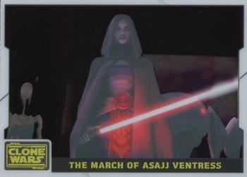 2008 Topps Star Wars: The Clone Wars - Animation Cels #4 The March of Asaji Ventress Front