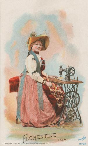 1892 Singer Sewing Costumes of All Nations (H639) #NNO Florentine 