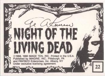 1988 Imagine Night of the Living Dead (Green Border) #22 Tom Back
