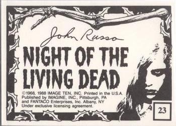 1988 Imagine Night of the Living Dead (Green Border) #23 Ben And Tom Take 3 Back