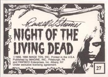 1988 Imagine Night of the Living Dead (Green Border) #27 The Coopers In Hiding Back