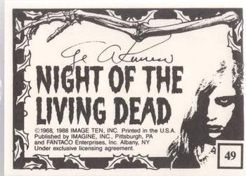 1988 Imagine Night of the Living Dead (Green Border) #49 Ben Is Fighting For His Life Back