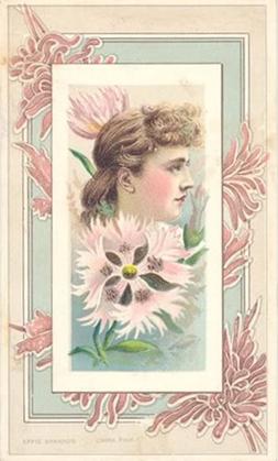 1888 W. Duke, Sons & Co. Fairest Flowers in the World (N106) #NNO China Pink / Effie Shannon Front