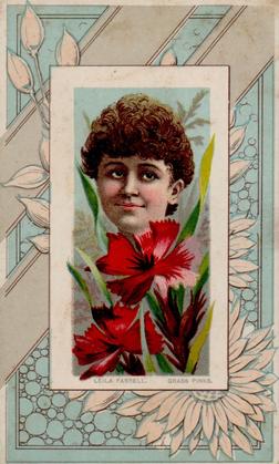 1888 W. Duke, Sons & Co. Fairest Flowers in the World (N106) #NNO Grass Pinks / Leila Farrell Front