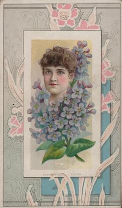 1888 W. Duke, Sons & Co. Fairest Flowers in the World (N106) #NNO Lilacs / Fannie Rice Front