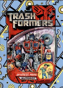 2018 Topps Wacky Packages Go to the Movies - Classic Film Stickers #9 Trashformers Front
