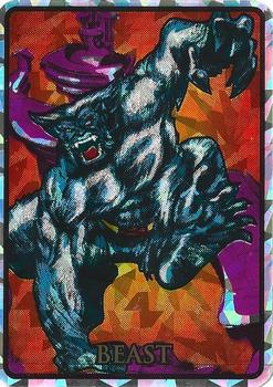 1992 X-Men Prism Unauthorized Vending Machine Stickers #NNO Beast Front