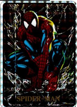 1992 X-Men Prism Unauthorized Vending Machine Stickers #NNO Spider-Man Front