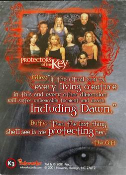 2001 Inkworks Buffy the Vampire Slayer Season 5 - Protectors of the Key #K3 Giles Back
