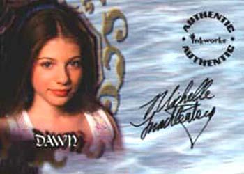 2001 Inkworks Buffy the Vampire Slayer Season 5 - Autographs #A22 Michelle Trachtenberg Front
