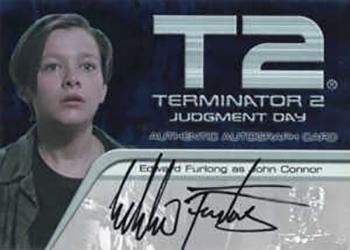 2003 ArtBox Terminator 2 FilmCardz - Autographs #NNO Edward Furlong Front