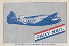 1942 Daily Mail Airplanes - British Consols #NNO Lockheed Bomber Front