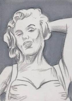 2008 Breygent Marilyn Monroe - Sketch #NNO Chris Henderson Front