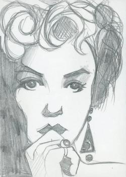 2008 Breygent Marilyn Monroe - Sketch #NNO Jason Hughes Front
