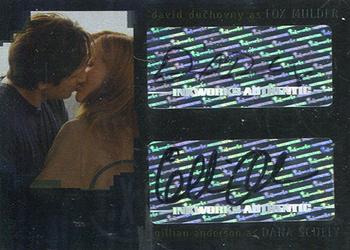 2008 Inkworks X-Files I Want to Believe - Case Incentive #AD-1 David Duchovny / Gillian Anderson Front