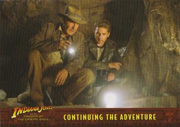 2008 Topps Indiana Jones and the Kingdom of the Crystal Skull - Promo #P1 Continuing the Adventure Front