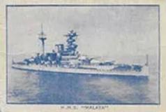 1942 Warships - Majesties #NNO HMS Malaya Front