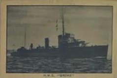 1942 Warships - Majesties #NNO HMS Broke Front