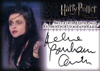 2007 ArtBox Harry Potter & the Order of the Phoenix Update - Autographs #NNO Helena Bonham Carter Front