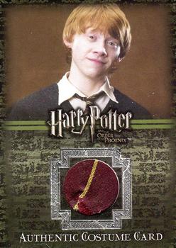 2007 ArtBox Harry Potter & the Order of the Phoenix Update - Costumes #C6 Ron Weasley Front