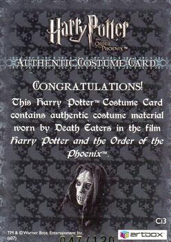 2007 ArtBox Harry Potter & the Order of the Phoenix Update - Case Incentive #Ci3 Death Eaters Back