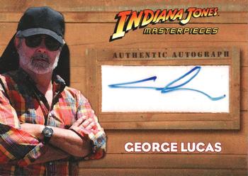 2008 Topps Indiana Jones Masterpieces - Autographs #NNO George Lucas Front