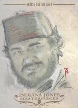 2008 Topps Indiana Jones Masterpieces - Sketch #NNO Paul Allan Ballard Front