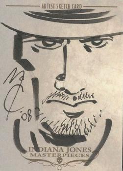 2008 Topps Indiana Jones Masterpieces - Sketch #NNO John McCrea Front