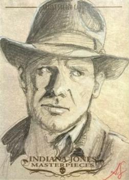 2008 Topps Indiana Jones Masterpieces - Sketch #NNO Alison Sohn Front