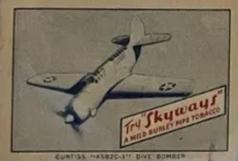 1942 Skyways - MacDonald's Fine Cut #NNO Curtiss SB2C Front