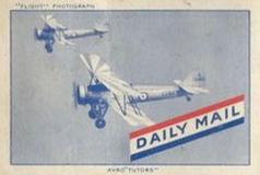 1942 Daily Mail Airplanes - Wartime Restrictions #NNO Avro Turors Front