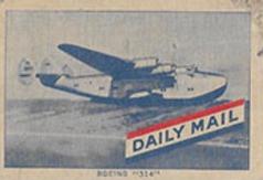 1942 Daily Mail Airplanes - Wartime Restrictions #NNO Boeing 314 Front