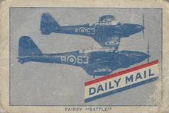 1942 Daily Mail Airplanes - Wartime Restrictions #NNO Fairey Battle Front