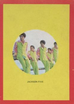 1973 Monty Gum Hit Parade Stickers #NNO Jackson Five Front
