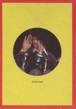 1973 Monty Gum Hit Parade Stickers #NNO Santana Front