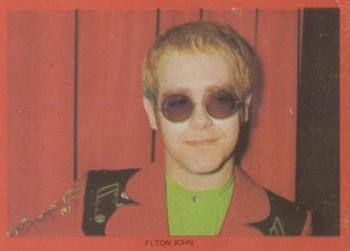 1973 Monty Gum Hit Parade Stickers #NNO Elton John Front