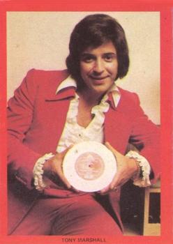 1973 Monty Gum Hit Parade Stickers #NNO Tony Marshall Front