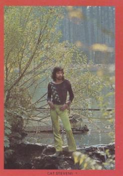 1973 Monty Gum Hit Parade Stickers #NNO Cat Stevens Front