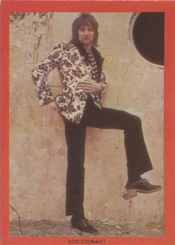 1973 Monty Gum Hit Parade Stickers #NNO Rod Stewart Front