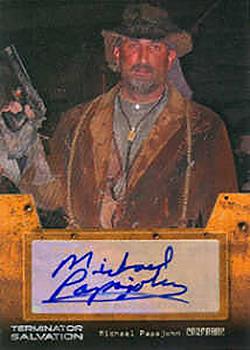 2009 Topps Terminator Salvation - Autographs #NNO Michael Papajohn Front