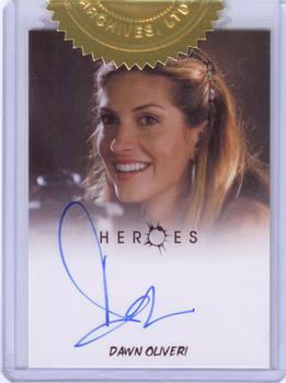 2010 Rittenhouse Heroes Archives - Case Topper Autograph #NNO Dawn Olivieri Front