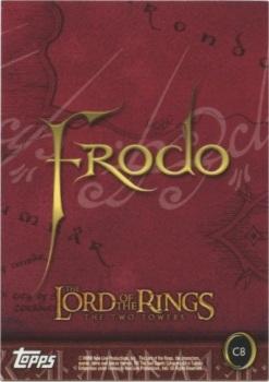 2003 Topps Lord of the Rings: The Two Towers Update - Card Album - UK Exclusive #C8 Frodo Back